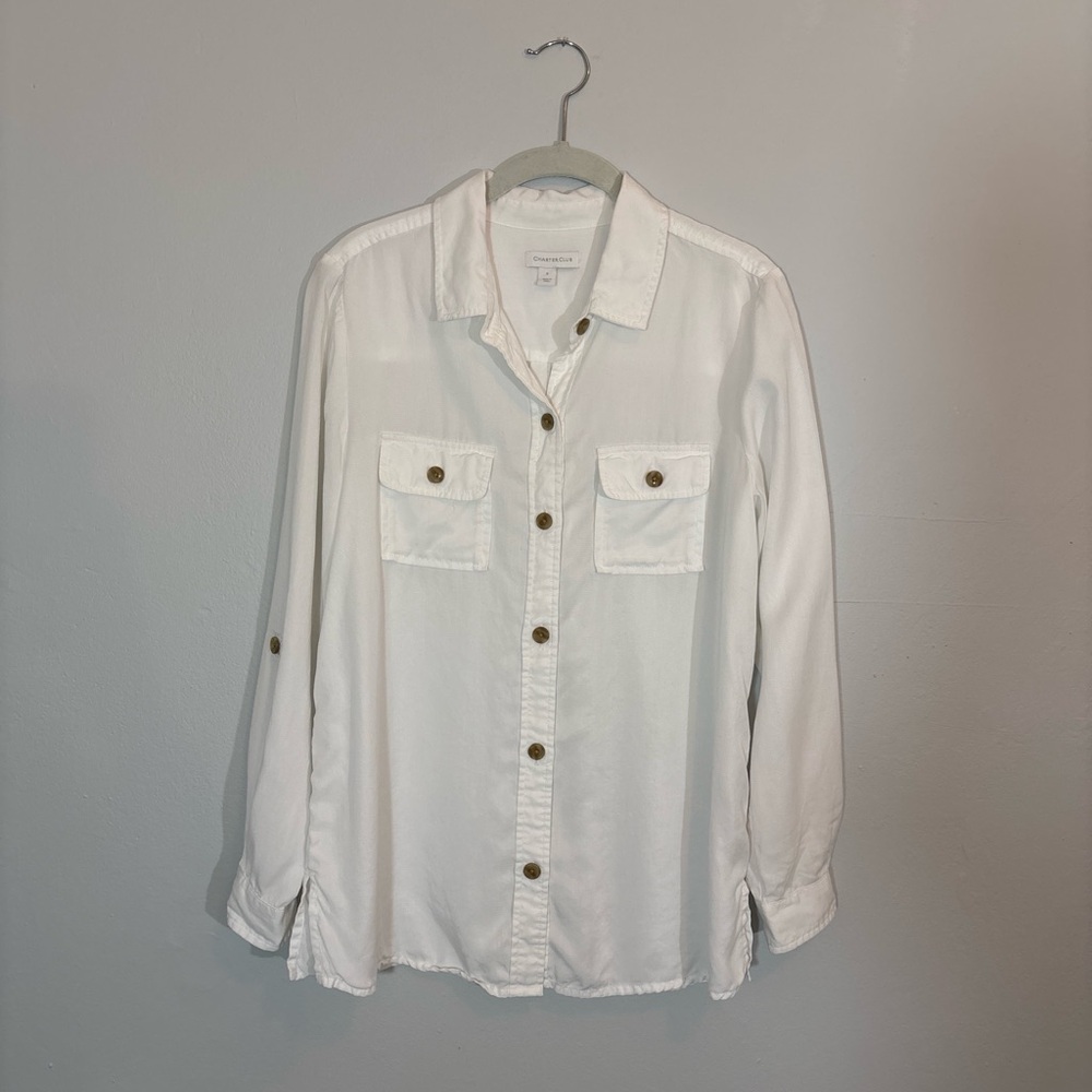 White Button Down Shirt